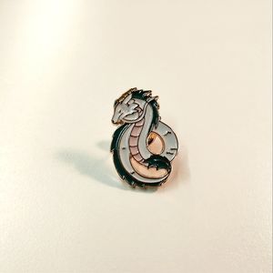 🧁 3/$30 Haku Serpentine Dragon Spirited Away Studio Ghibli Enamel Pin NEW
